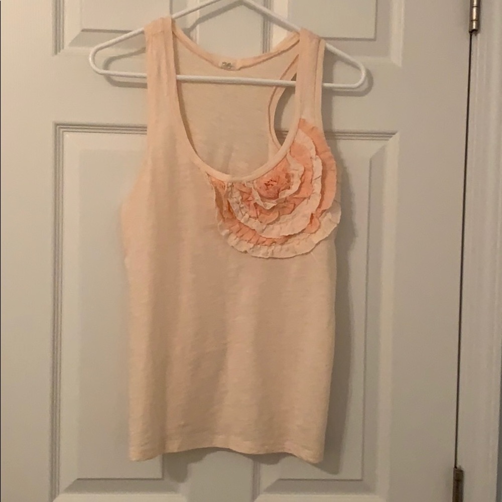 Jcrew tank top with floral detail